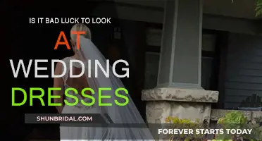 Superstitions Around Wedding Dresses: Bad Luck to Look?