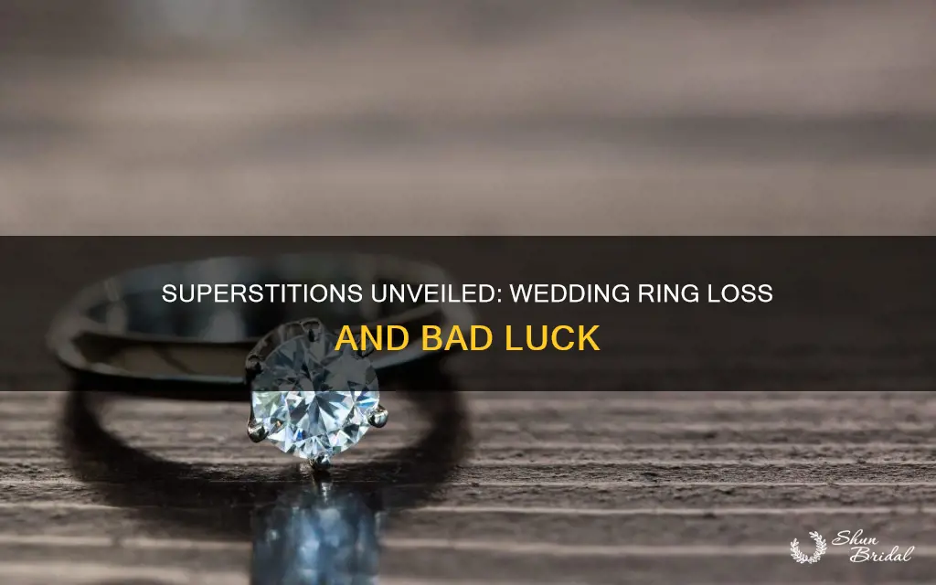 is it bad luck to lose your wedding ring
