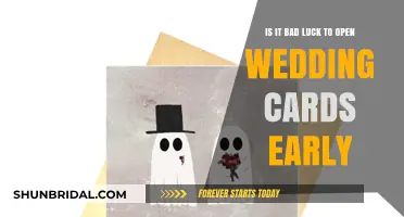 Is Opening Wedding Cards Early a Bad Luck Tradition?