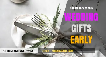 Should You Wait? The Superstition of Opening Wedding Gifts Early