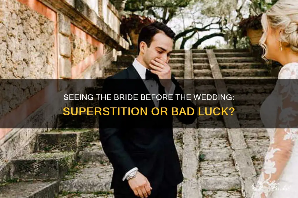 is it bad luck to see bride night before wedding