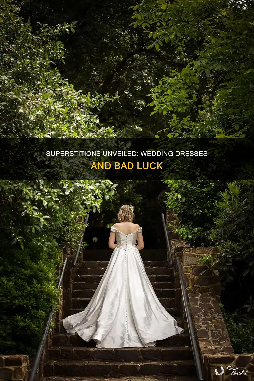 is it bad luck to show people your wedding dress