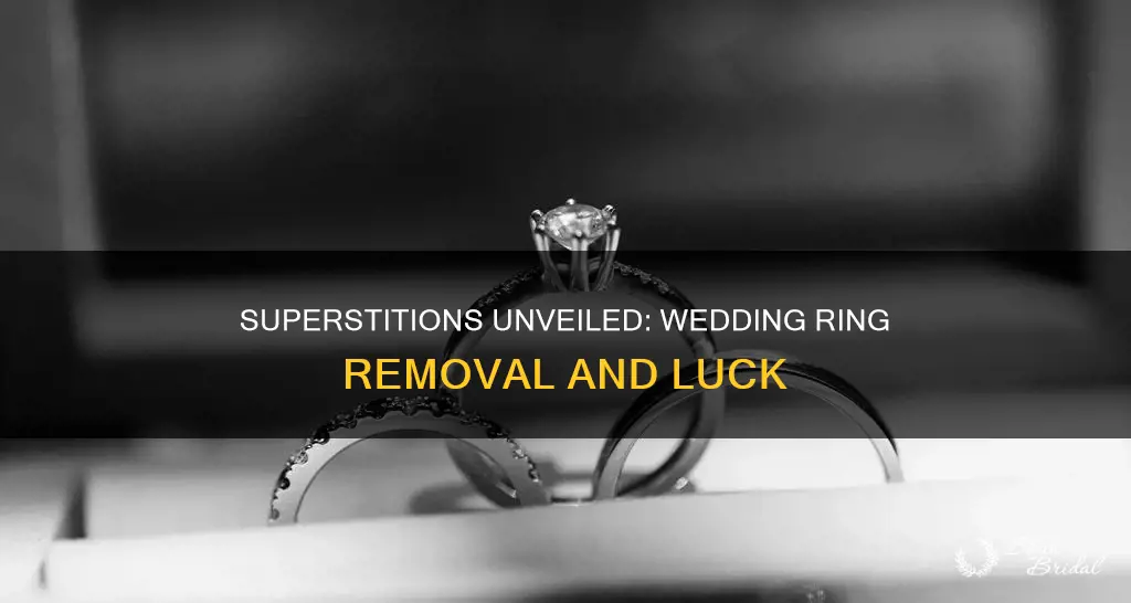 is it bad luck to take off your wedding ring
