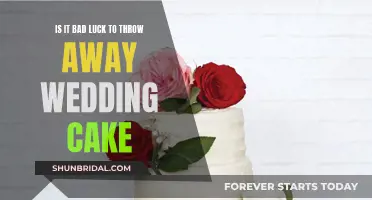 Superstitions Around Throwing Away Wedding Cake: Bad Luck?