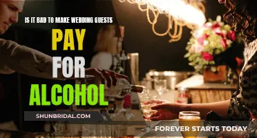 Wedding Alcohol: Guests Paying, Good or Bad Idea?