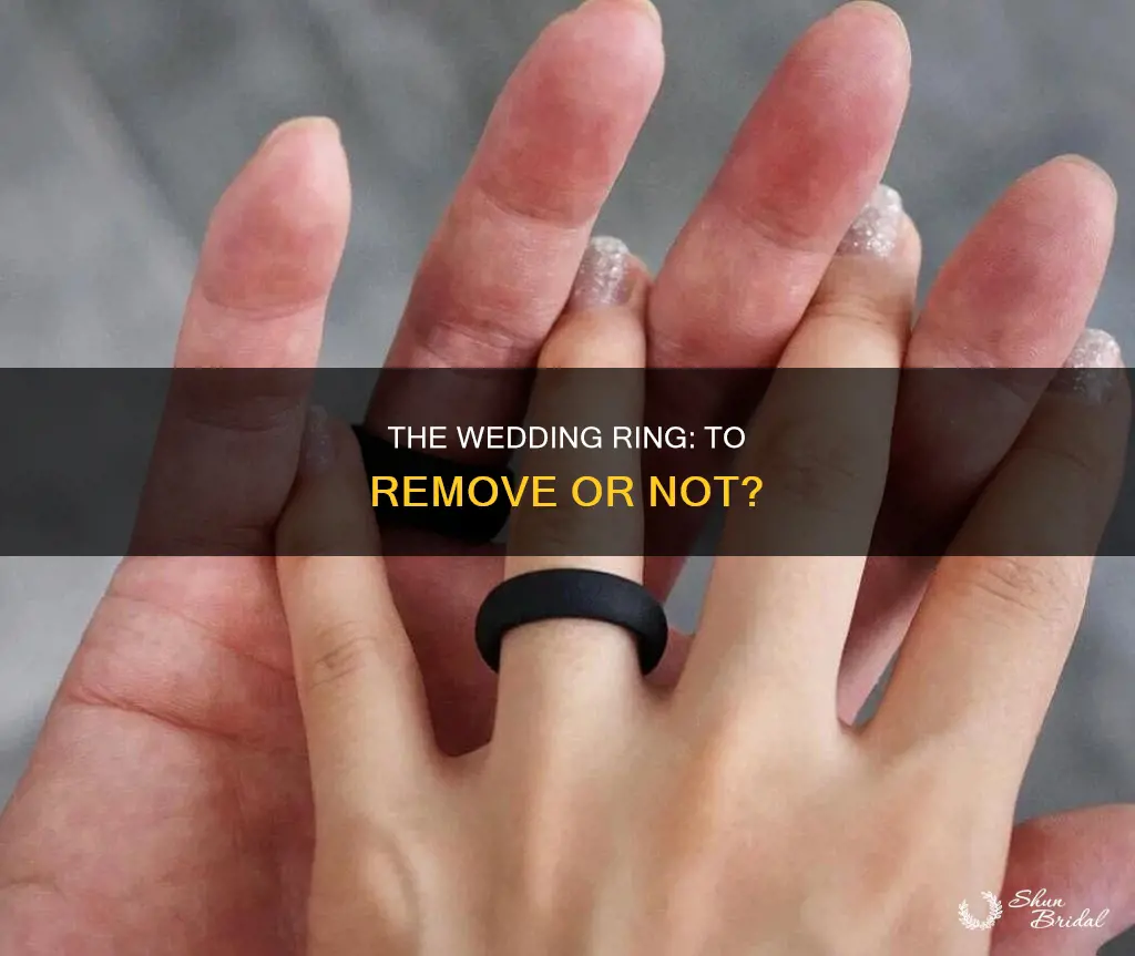 is it bad to not take off your wedding ring