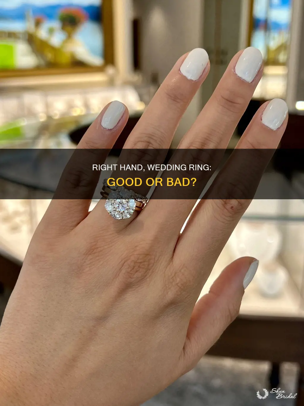 is it bad to put wedding rings on right hand