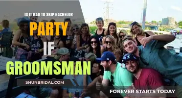 Skipping the Bachelor Party as a Groomsman: Etiquette and Consequences