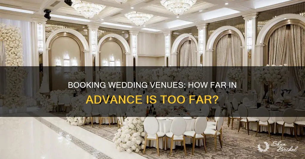 is it best to book wedding venues way in advance