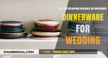 Reusable vs. Disposable Dinnerware: Eco-Friendly Wedding Choices for Your Big Day