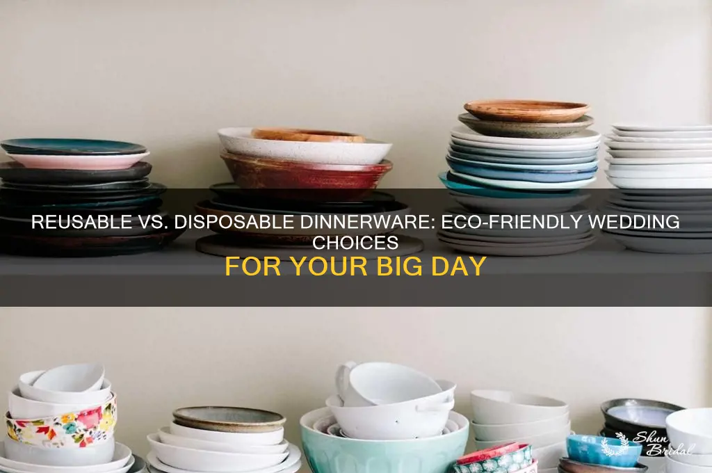 is it better buying reusable or disposable dinnerware for wedding