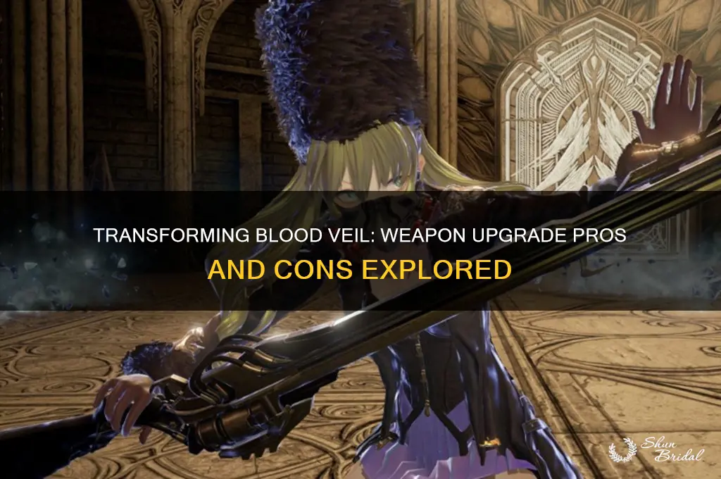 is it better to transform blood veil for weapons