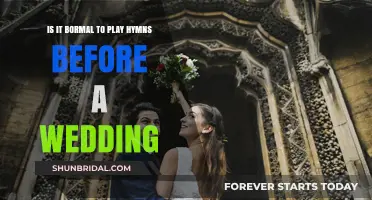 Hymns Before 'I Do': Exploring the Tradition of Pre-Wedding Music
