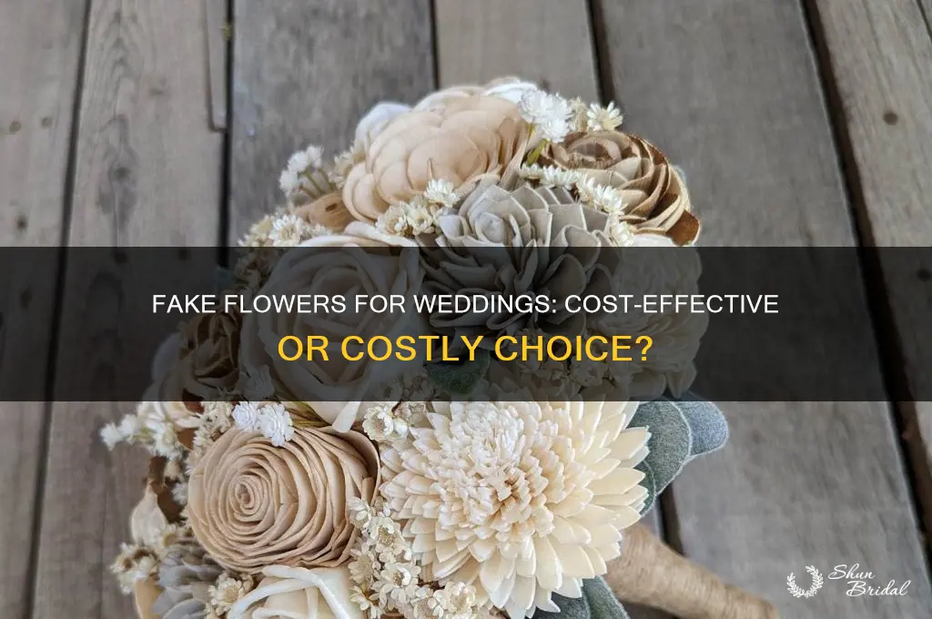 is it cheaper to buy fake flowers for a wedding