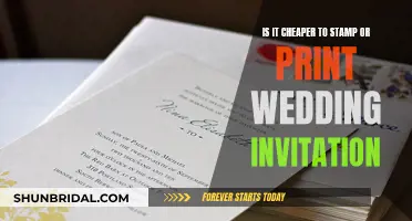 Stamping vs Printing: Wedding Invites on a Budget