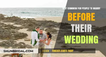 Marrying Before the Wedding: A Common Trend or Rare Occurrence?