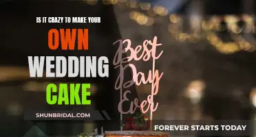 Making Your Own Wedding Cake: Crazy or Creative?