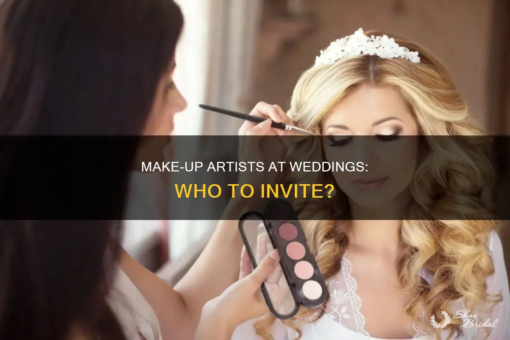 is it custimary to invite make-up artist to wedding