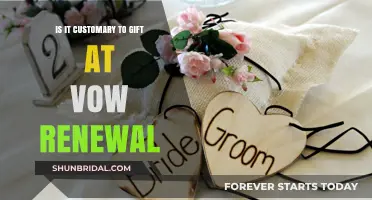 Vow Renewal Gift Etiquette: Should You Bring a Present?