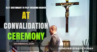 Wedding March at Convalidation: Tradition or Modern Choice?