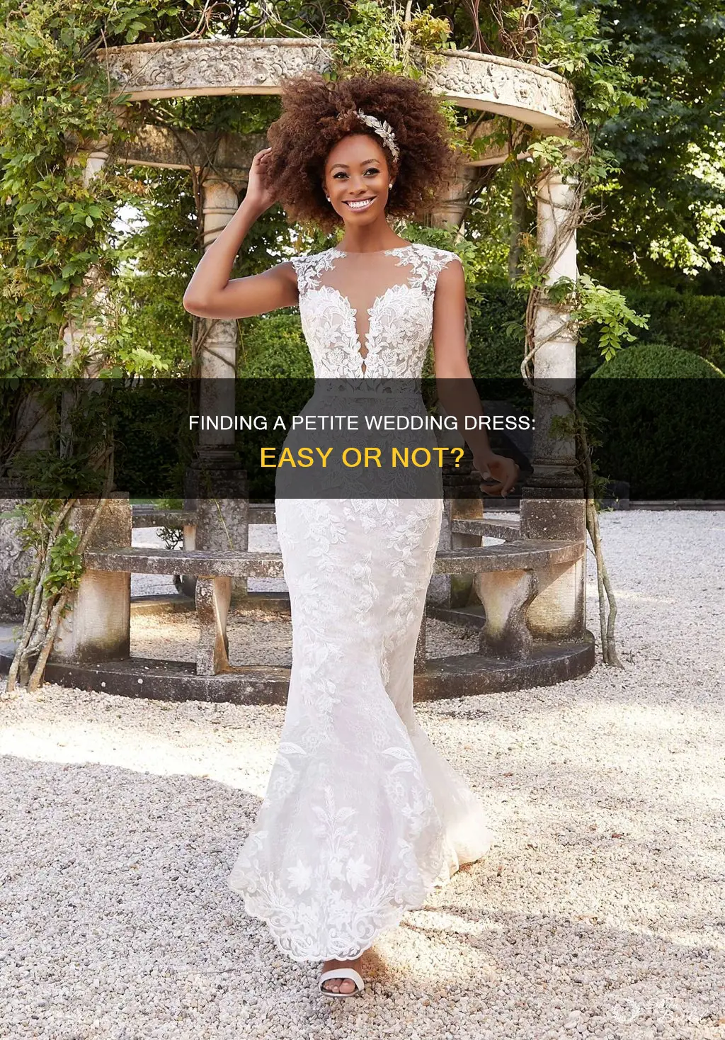 is it easy to find petite wedding dress