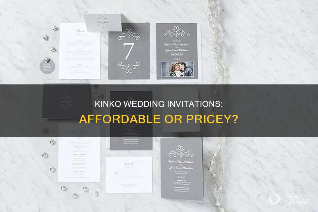 is it expensive to print wedding invitations at kinko