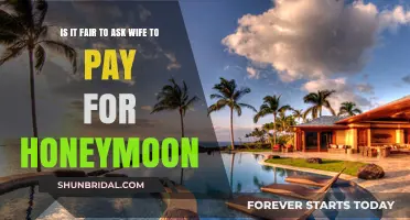 Is It Fair to Ask Your Wife to Split Honeymoon Costs?