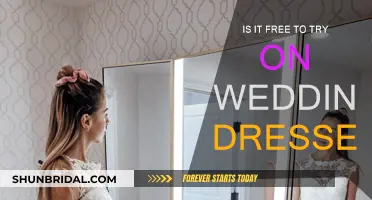 Trying on Wedding Dresses: Is There a Cost?