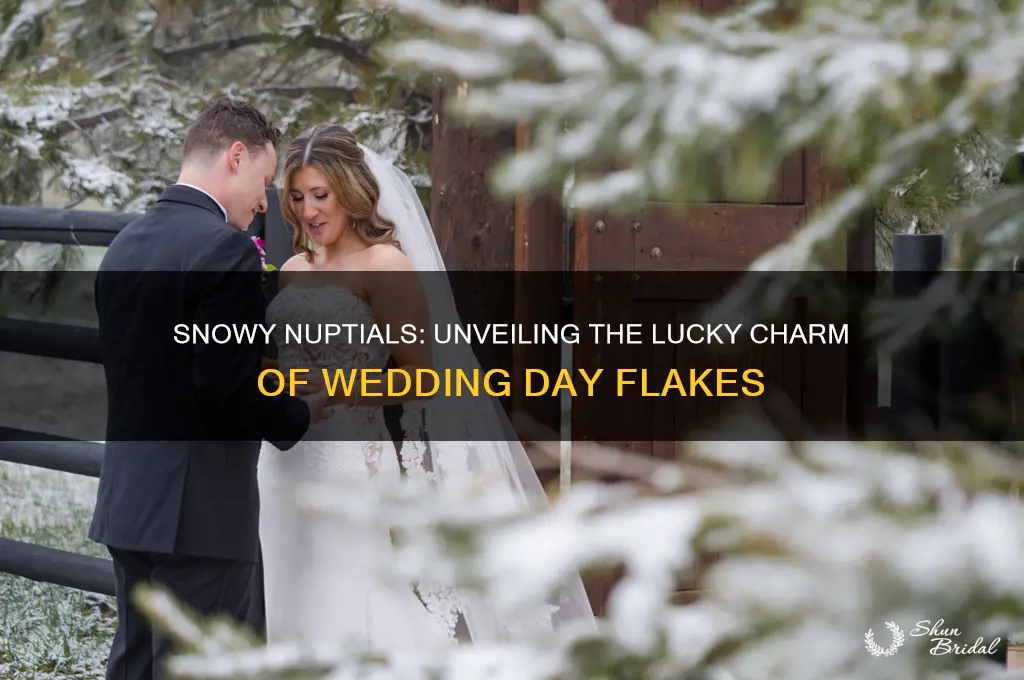 is it good luck to snow on your wedding day