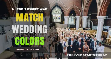 Matching Guest Numbers to Wedding Colors: A Creative Idea or Overkill?