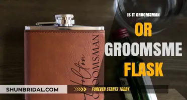 Groomsman vs. Groomsmen Flask: Which is the Right Choice?