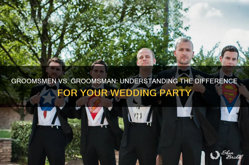 is it groomsmen or groomsman