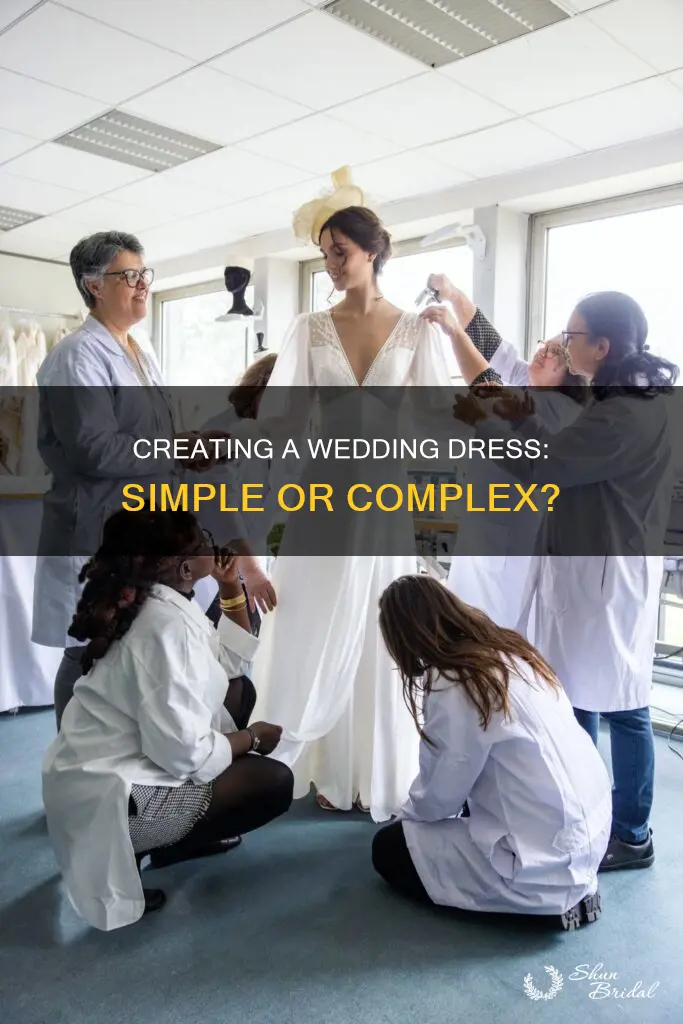 is it hard to make a wedding dress