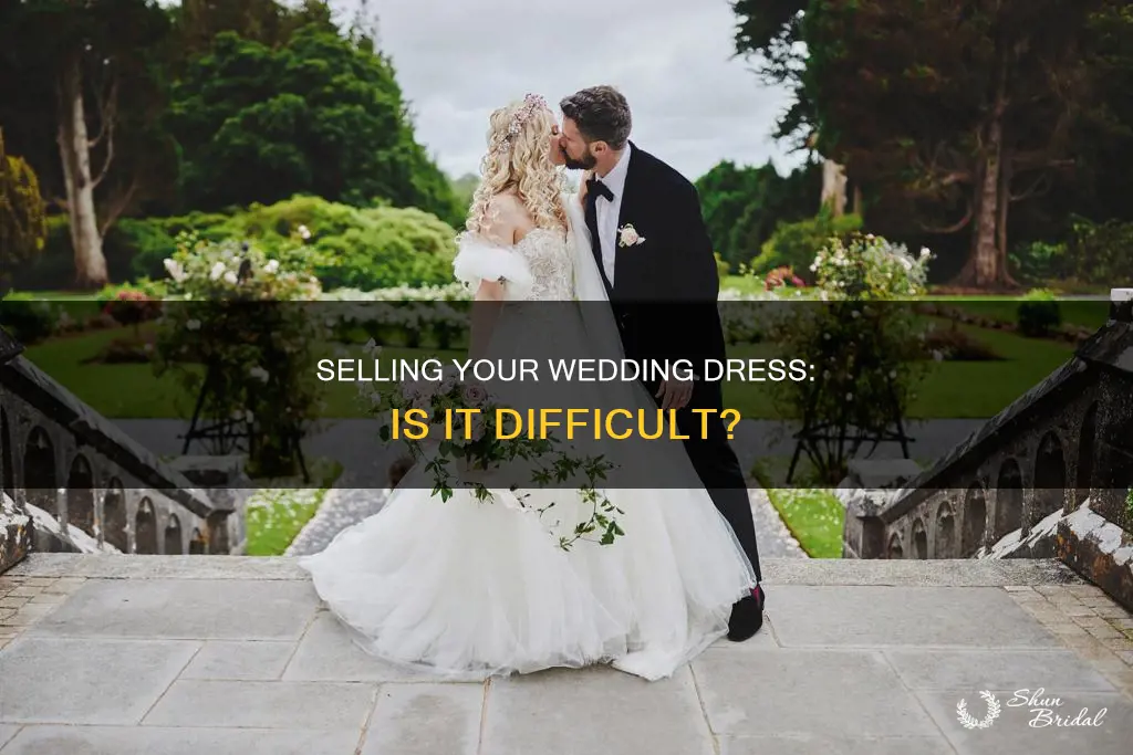 is it hard to sell wedding dress