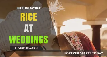 The Legalities of Throwing Rice at Weddings