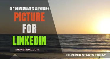 Wedding Photos on LinkedIn: Appropriate or Not?