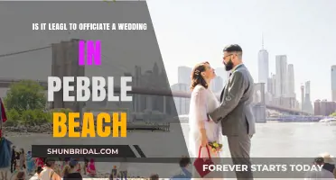 Is Officiating a Wedding in Pebble Beach Legal? A Guide