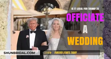 Can Trump Legally Officiate Weddings? Exploring the Legalities and Rules