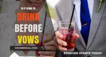 Can You Legally Drink Before Saying 'I Do'?