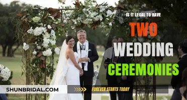 Double the Love: Legal Insights on Having Two Wedding Ceremonies