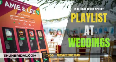 Spotify at Weddings: Is It Legal?