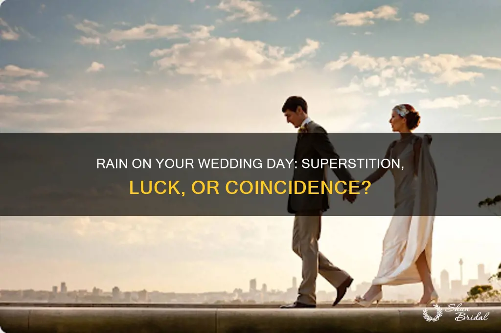 is it lucky if it rains on your wedding day