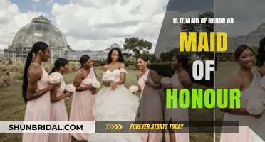 Maid of Honor vs. Maid of Honour: Spelling Differences Explained