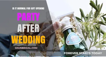 Post-Wedding Gift Opening Parties: A Normal Tradition or New Trend?