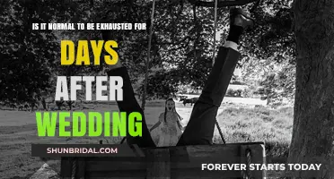 Post-Wedding Exhaustion: Why You Feel Drained for Days After the Big Day