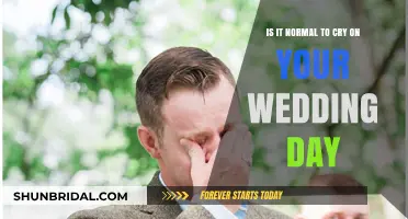 Is It Normal to Cry on Your Wedding Day?