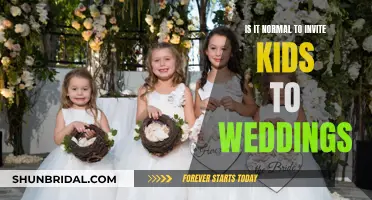 Kids at Weddings: Etiquette and Parental Preferences