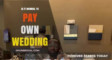 Is Paying for Your Own Wedding the New Normal?