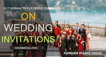 Dress Codes on Wedding Invites: Tacky or Tasteful?