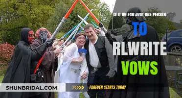 Solo Vows: Is It Okay for One Person to Rewrite Wedding Promises?